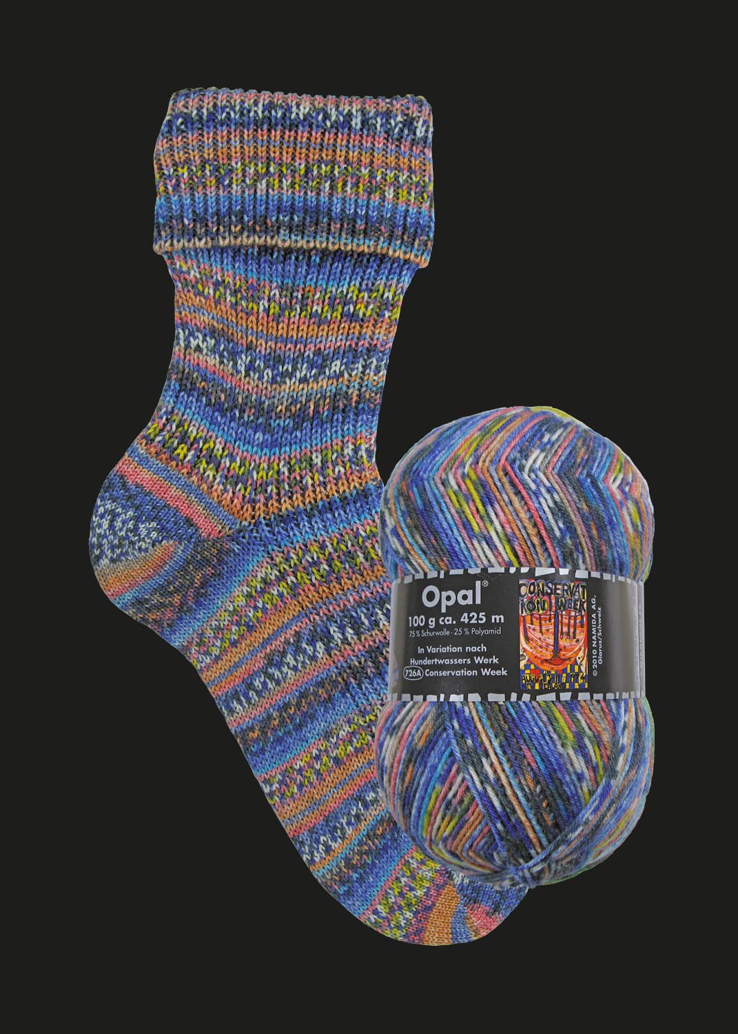 OPAL sock yarn after Hundertwasser - Image 21