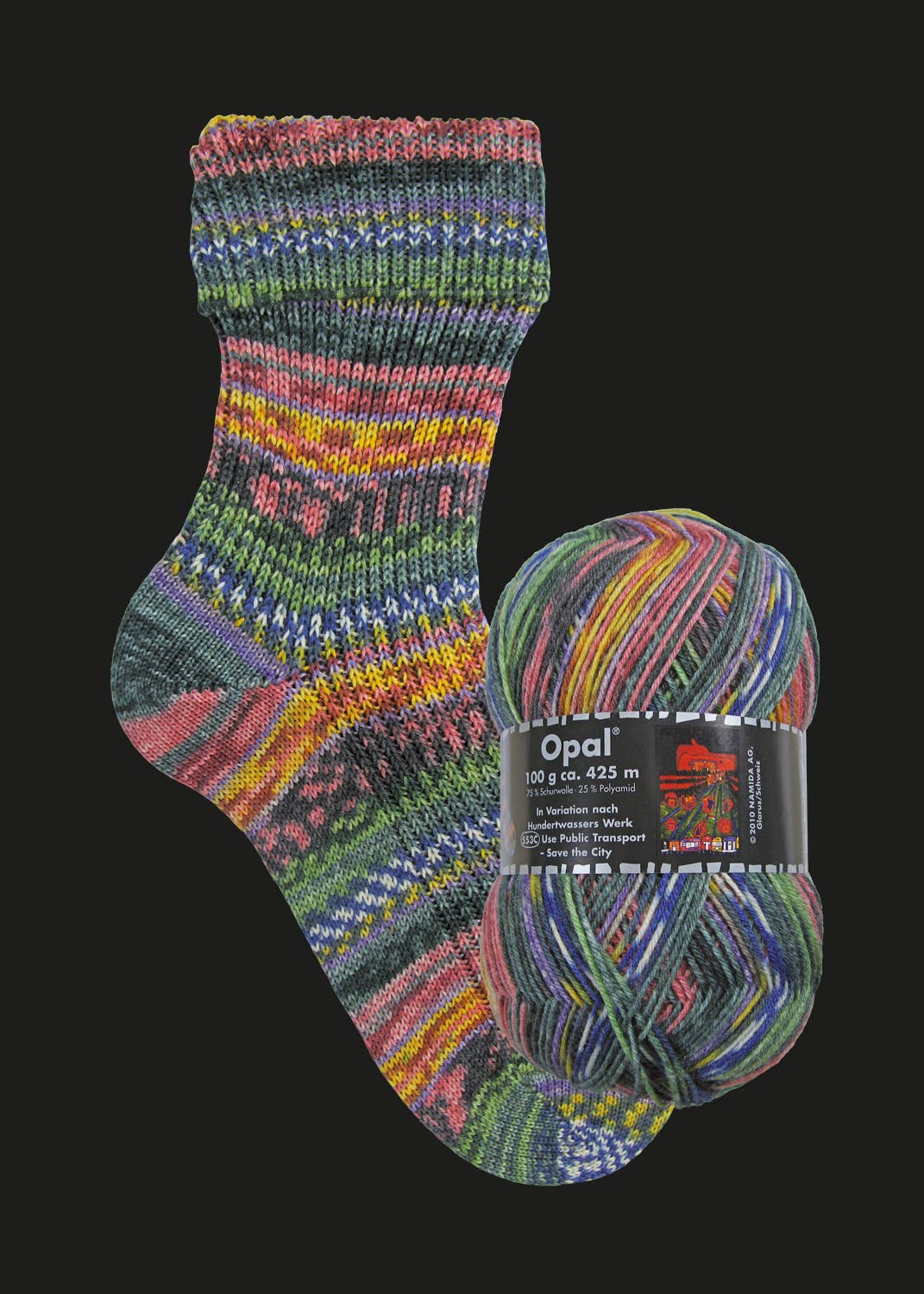OPAL sock yarn after Hundertwasser - Image 22