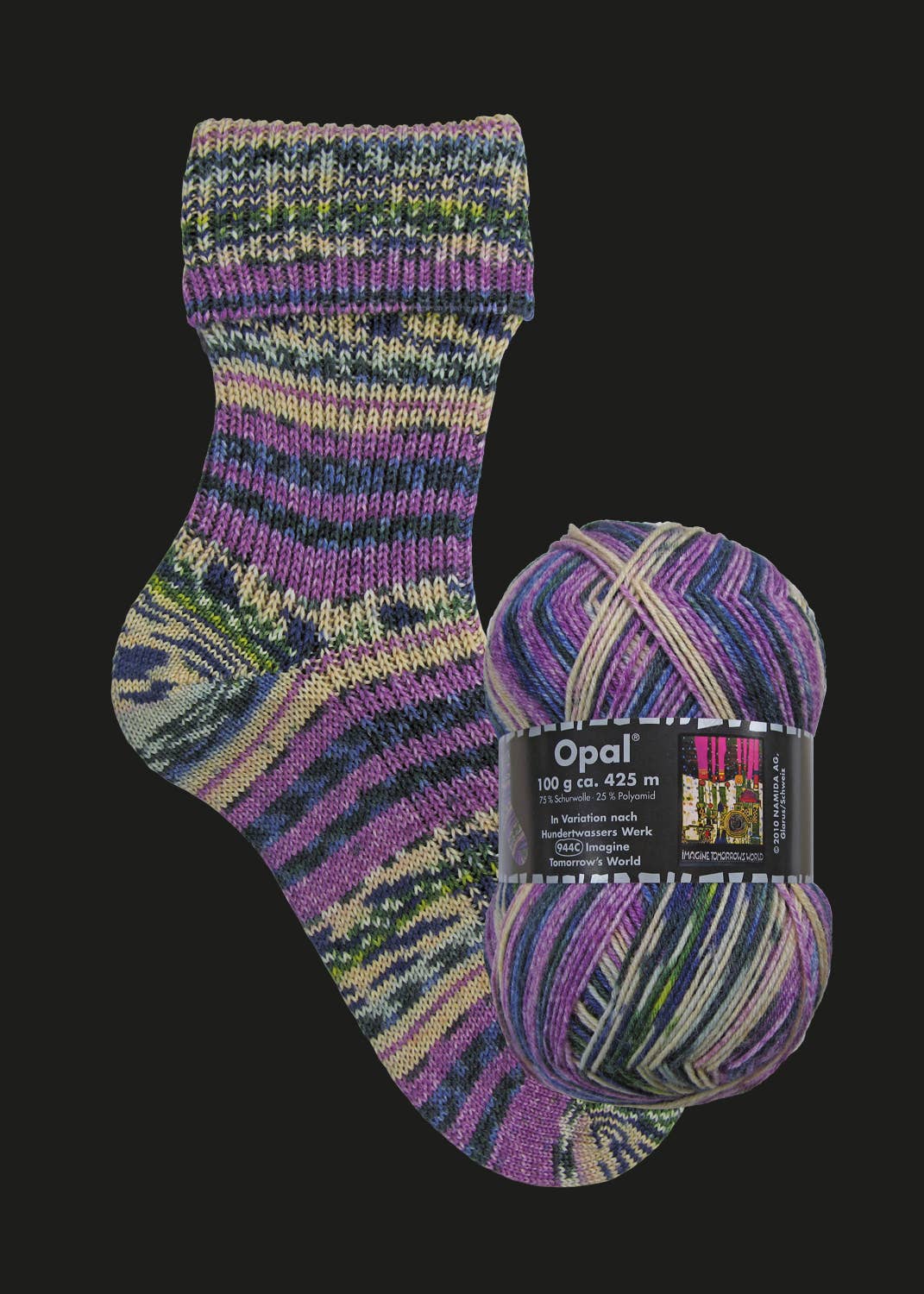 OPAL sock yarn after Hundertwasser - Image 23