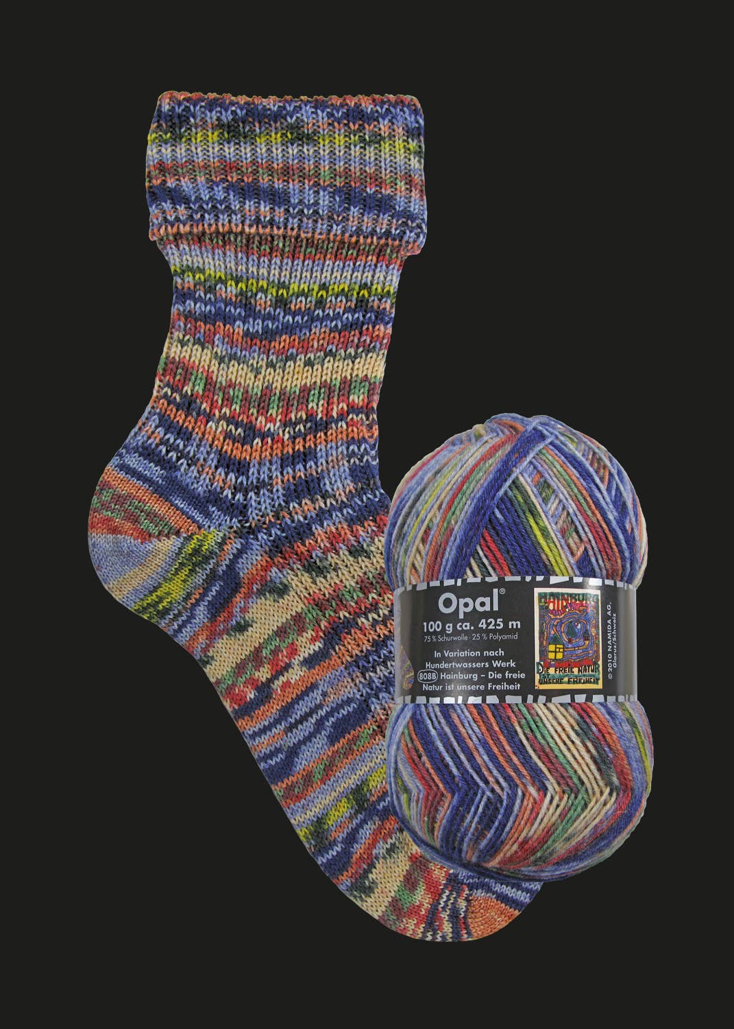 OPAL sock yarn after Hundertwasser - Image 24