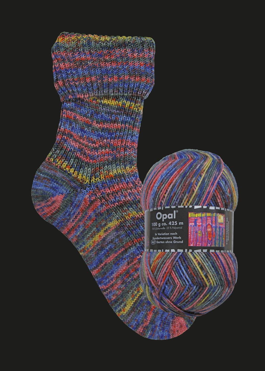 OPAL sock yarn after Hundertwasser - Image 25