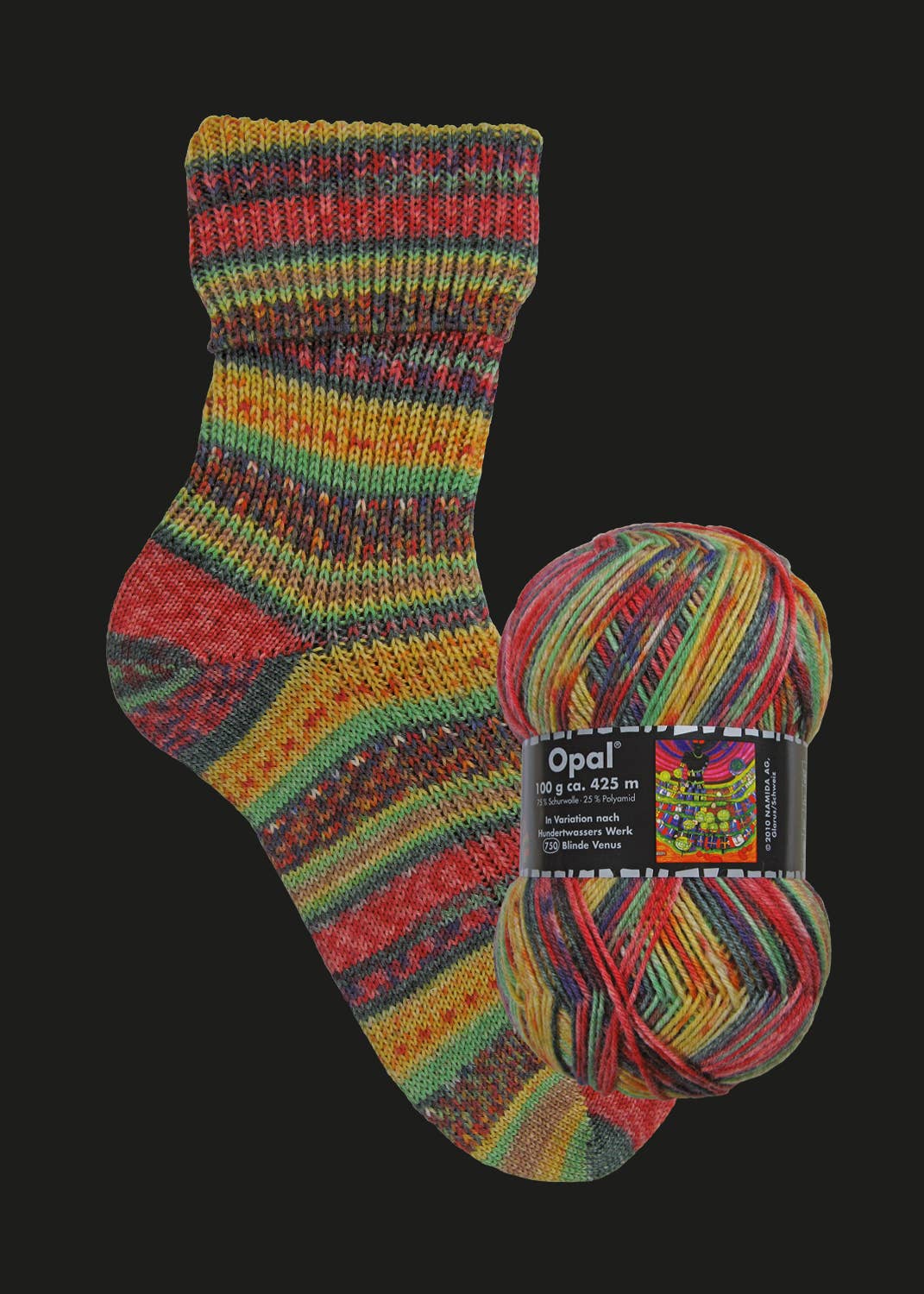 OPAL sock yarn after Hundertwasser - Image 26