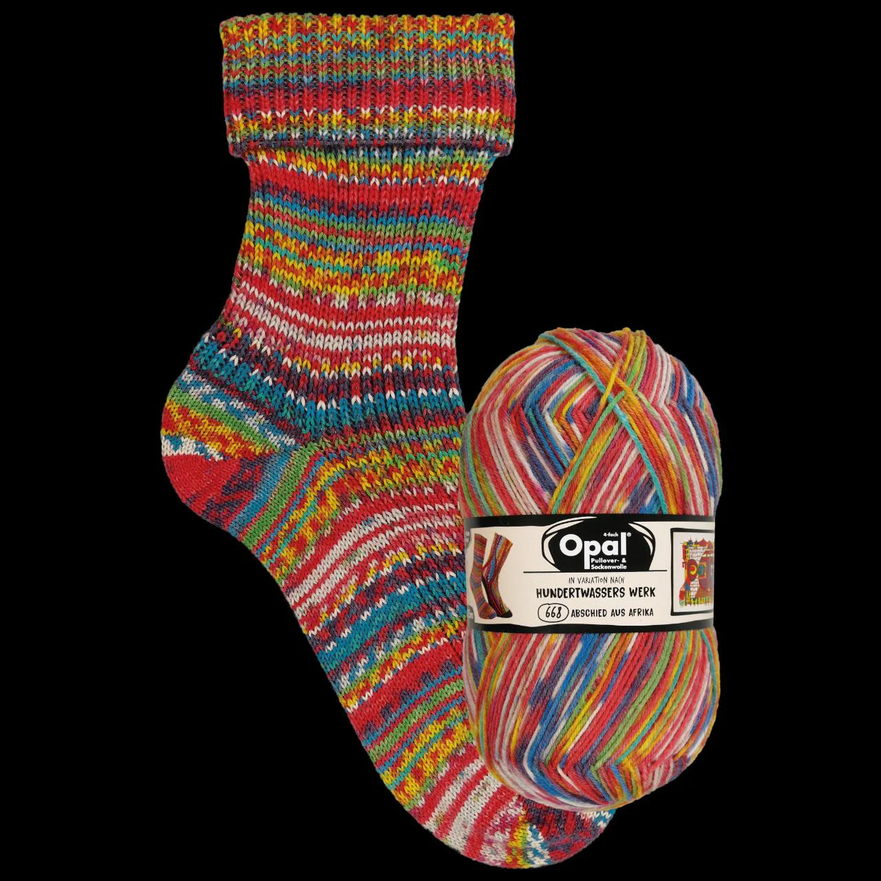 OPAL sock yarn after Hundertwasser - Image 27