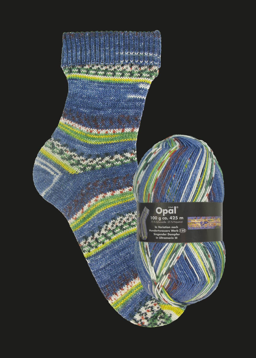 OPAL sock yarn after Hundertwasser - Image 9