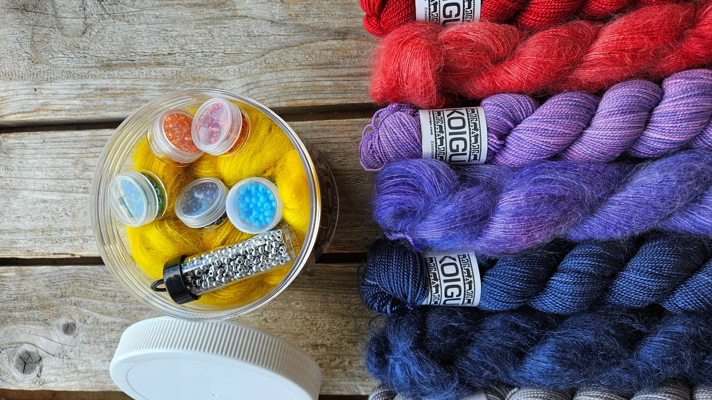 Painting with Beads Scarf Kit - Image 9