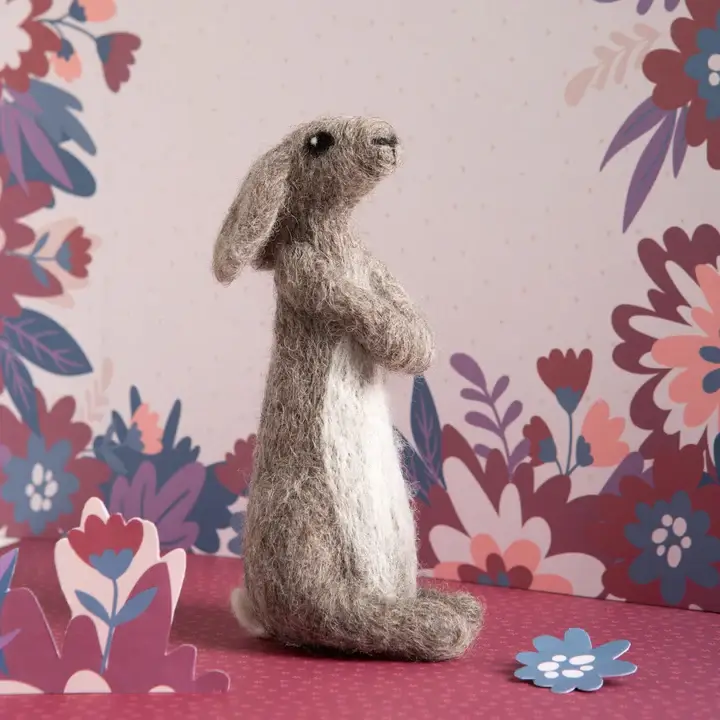 Rabbit Needle Felting Kit - Image 3