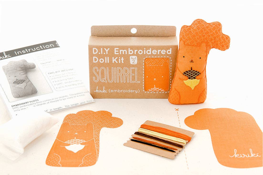 Squirrel - Embroidery Kit - Image 3