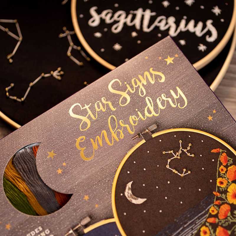 Star Signs Embroidery by Kathryn Chipinka Dalby: Kit - Image 7