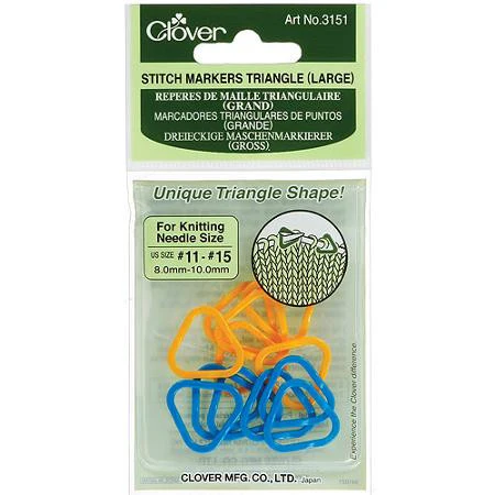Clover Stitch Markers Triangle - Image 2