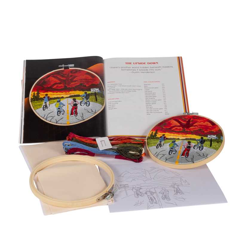 Stranger Things Embroidery by Editors of Thunder Bay Press: Kit - Image 5