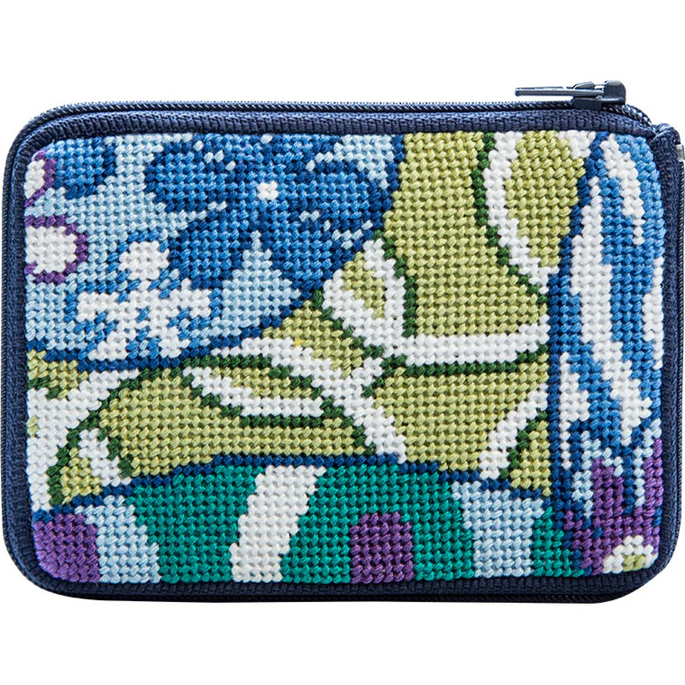 Stitch & Zip Coin Purse/Credit Card Case (14 ct, cotton) - Image 10