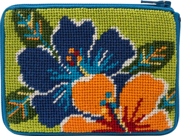 Stitch & Zip Coin Purse/Credit Card Case (14 ct, cotton) - Image 14