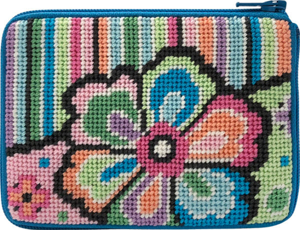 Stitch & Zip Coin Purse/Credit Card Case (14 ct, cotton) - Image 15