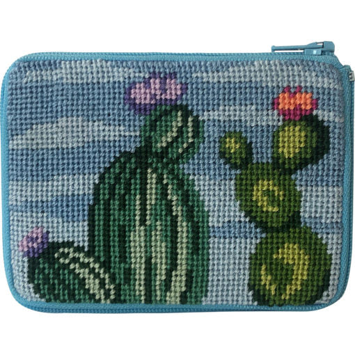 Stitch & Zip Coin Purse/Credit Card Case (14 ct, cotton) - Image 17