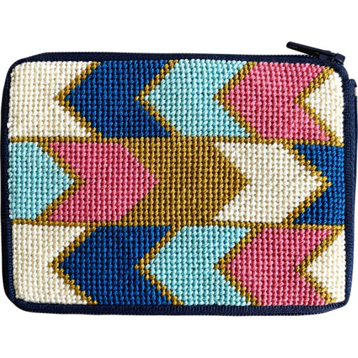 Stitch & Zip Coin Purse/Credit Card Case (14 ct, cotton) - Image 19