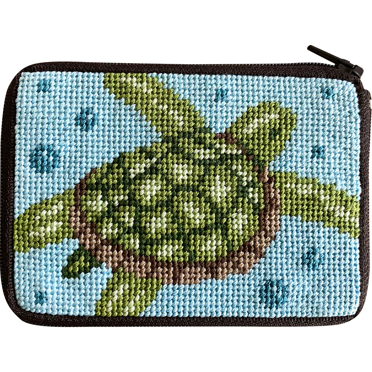 Stitch & Zip Coin Purse/Credit Card Case (14 ct, cotton) - Image 21