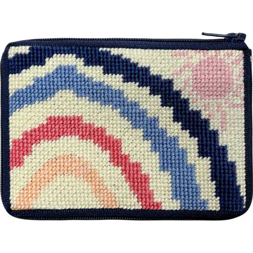 Stitch & Zip Coin Purse/Credit Card Case (14 ct, cotton) - Image 22