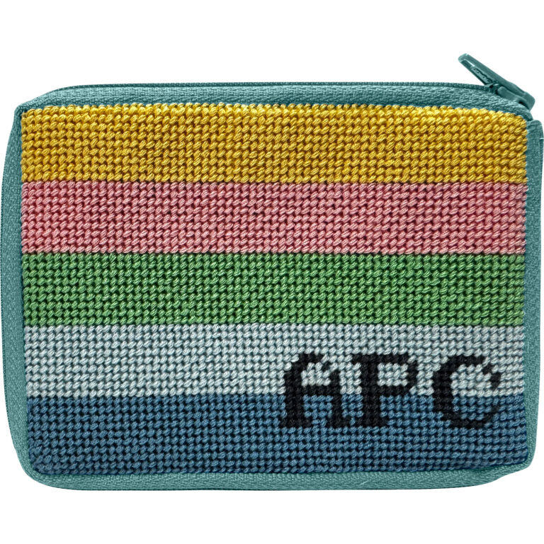 Stitch & Zip Coin Purse/Credit Card Case (14 ct, cotton) - Image 26