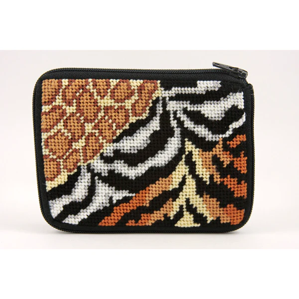 Stitch & Zip Coin Purse/Credit Card Case (14 ct, cotton) - Image 29