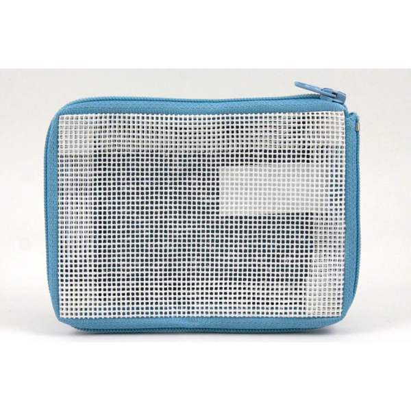 Stitch & Zip Coin Purse/Credit Card Case (14 ct, cotton) - Image 36