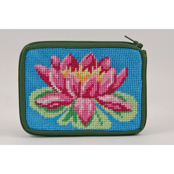 Stitch & Zip Coin Purse/Credit Card Case (14 ct, cotton) - Image 39