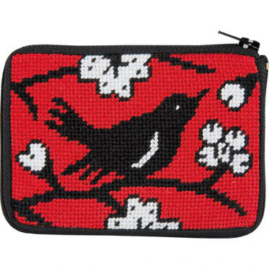 Stitch & Zip Coin Purse/Credit Card Case (14 ct, cotton) - Image 5