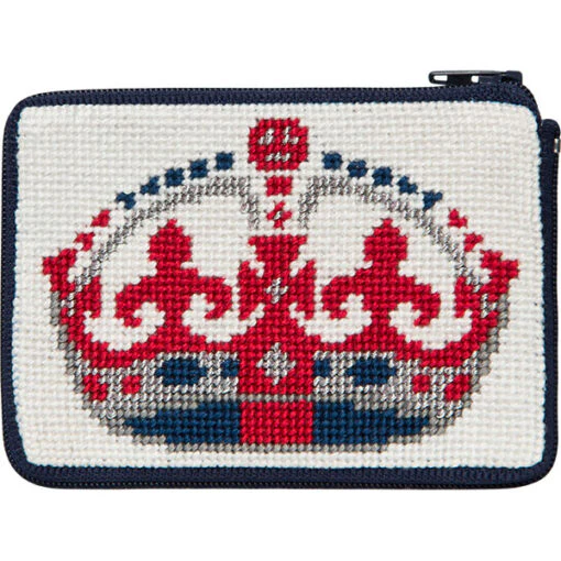 Stitch & Zip Coin Purse/Credit Card Case (14 ct, cotton) - Image 8