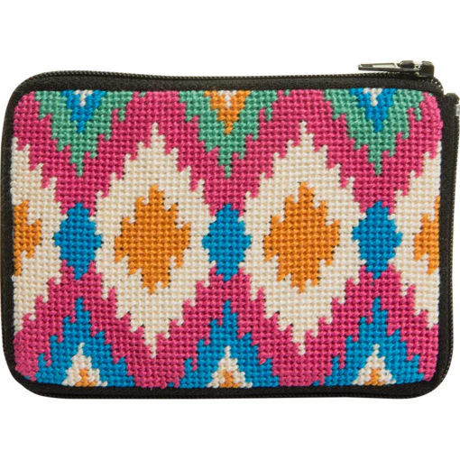 Stitch & Zip Coin Purse/Credit Card Case (14 ct, cotton) - Image 9