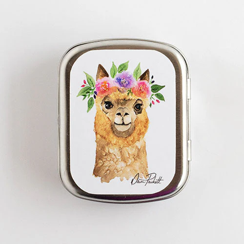 Twice Sheared Sheep Stitch Marker Storage Tin - Image 2
