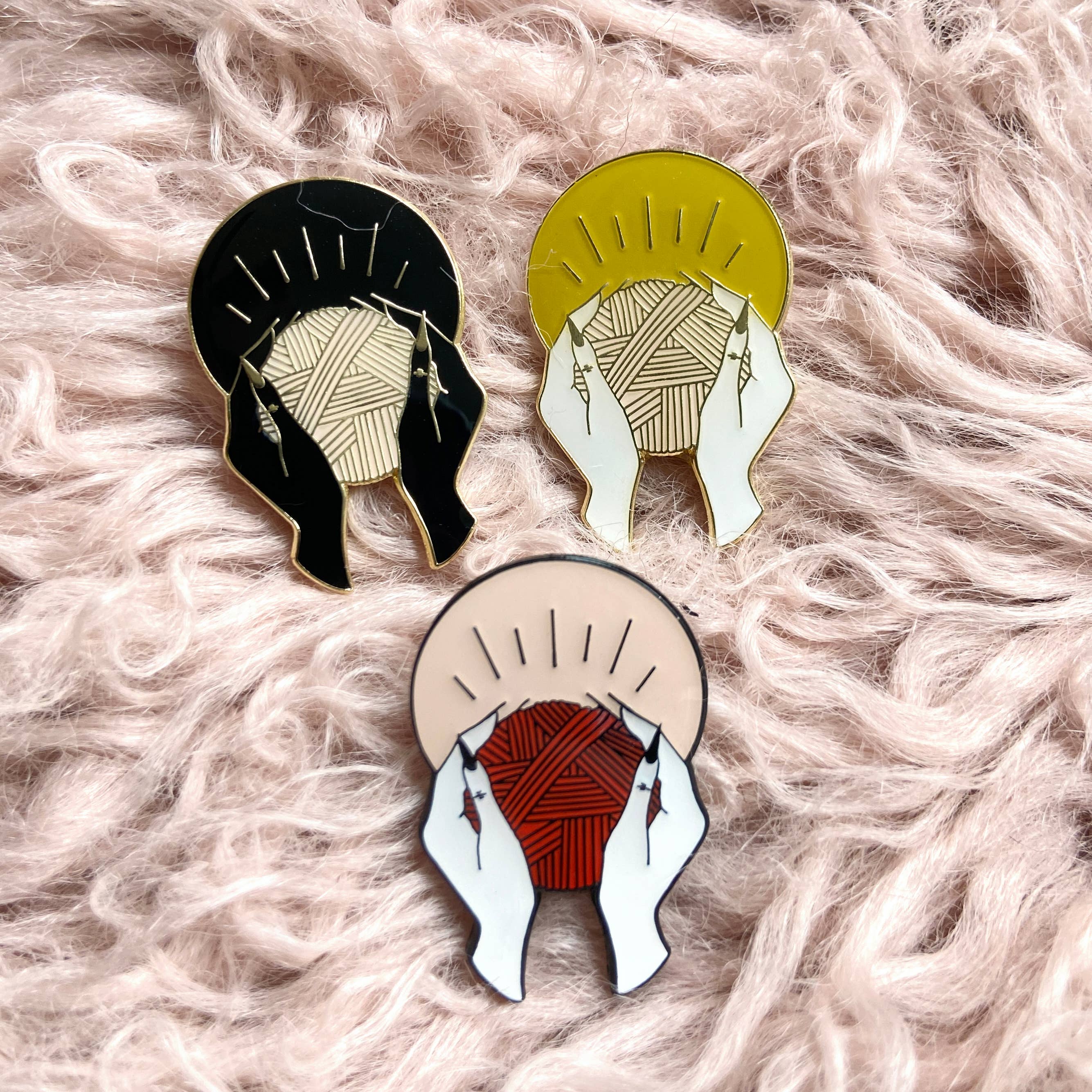 Yarnbearer Enamel Pin - Image 2