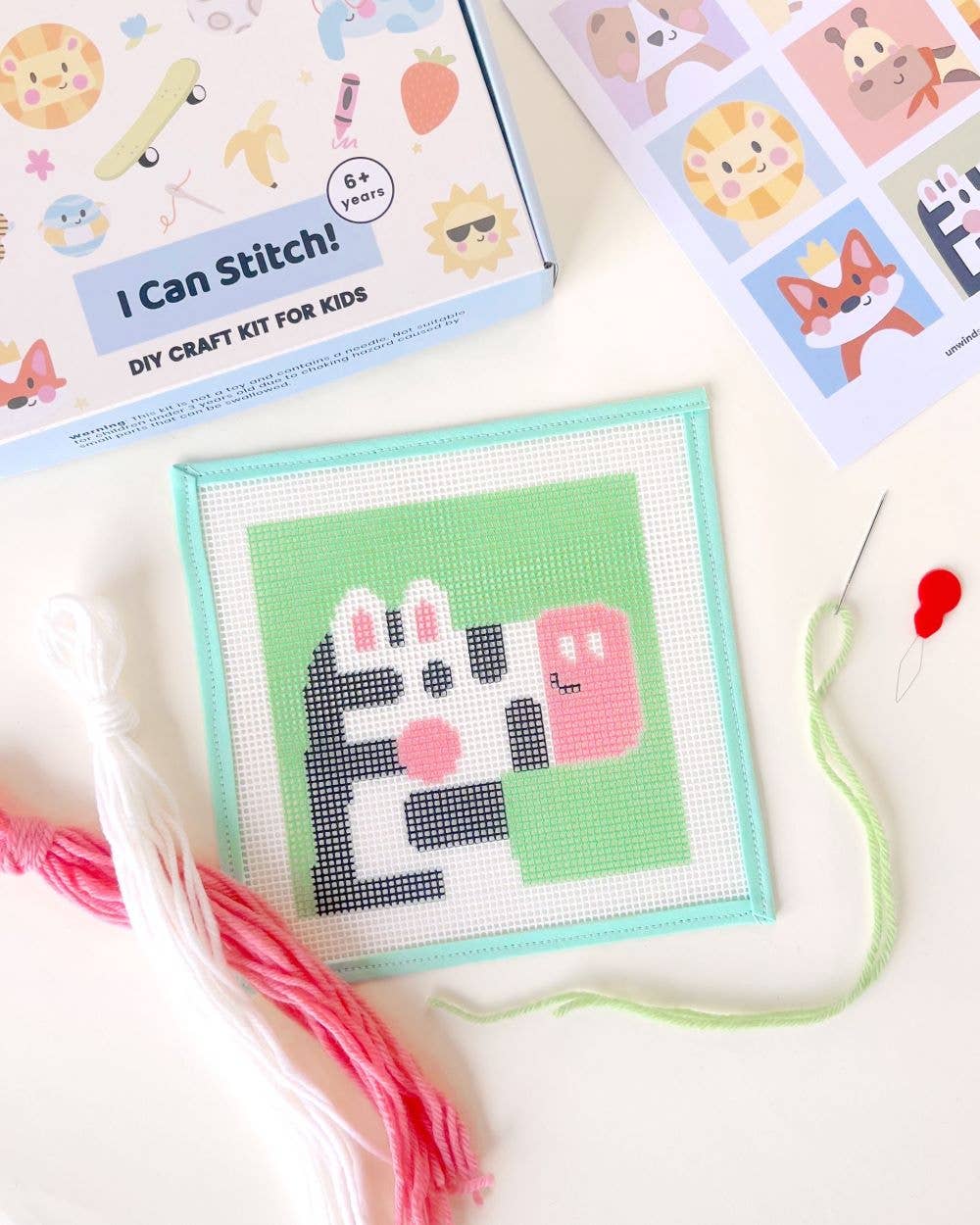 Zoe, the Zebra - Needlepoint Kit for Kids - Image 2