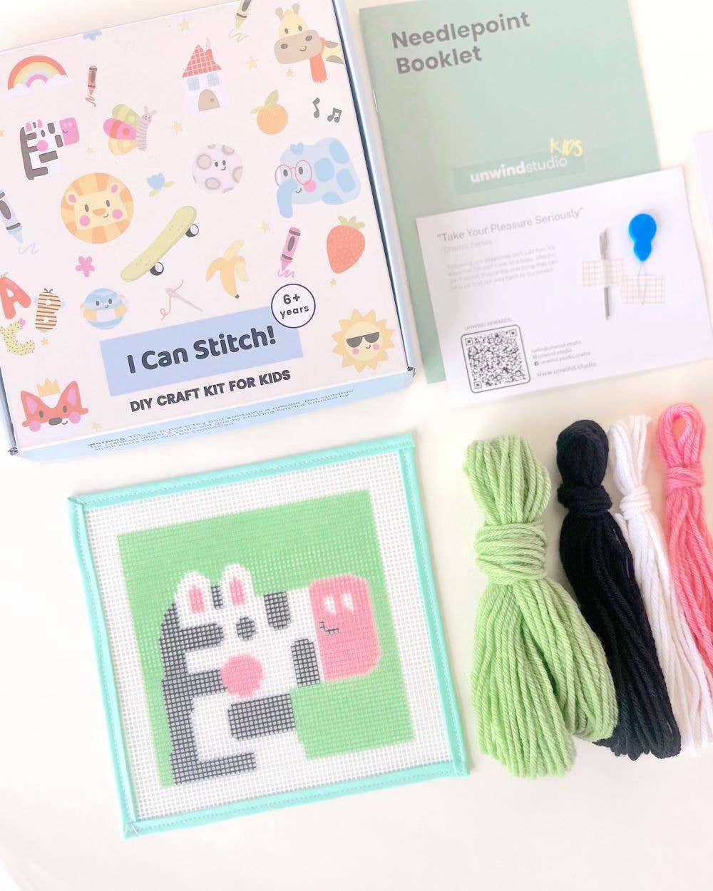 Zoe, the Zebra - Needlepoint Kit for Kids - Image 4