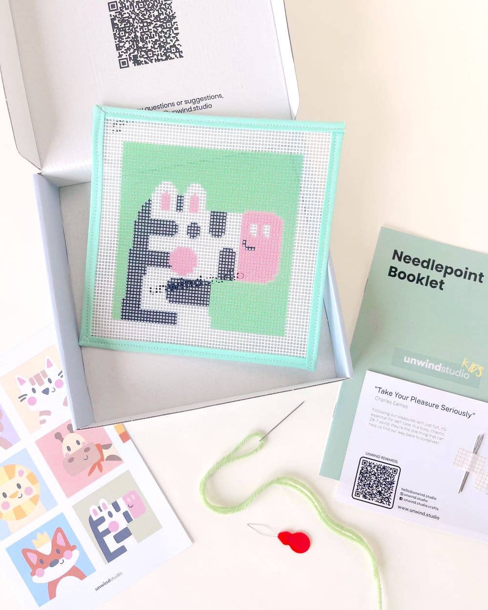 Zoe, the Zebra - Needlepoint Kit for Kids - Image 6